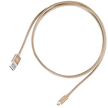 Silverstone Reversible USB-A to Micro-B Cable - Gold CPU01G-500
